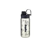 ergobag Botella de acero inoxidable botella infantil de acero inoxidable, 500 ml, sin BPA, antigoteo, fácil de limpiar, con divertidos diseños
