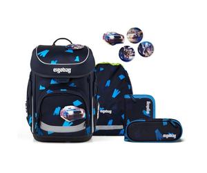 Ergobag cubo Juego de mochilas escolares 5 piezas azul