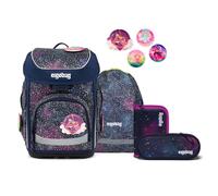 Ergobag cubo Juego de mochilas escolares 5 piezas gris