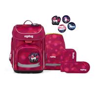 Ergobag cubo Juego de mochilas escolares 5 piezas rojo