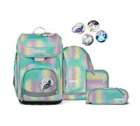 Ergobag cubo Juego de mochilas escolares 5 piezas verde