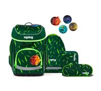 Ergobag cubo Juego de mochilas escolares 5 piezas verde
