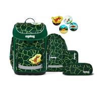 Ergobag cubo Juego de mochilas escolares 5 piezas verde