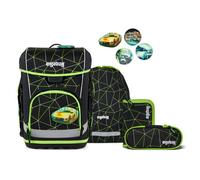 Ergobag cubo light Juego de mochilas escolares 6 piezas verde