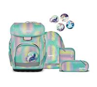 Ergobag cubo light Juego de mochilas escolares 6 piezas verde