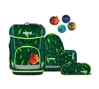 Ergobag cubo light Juego de mochilas escolares 6 piezas verde