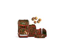 ergobag Cubo Light Lumi-Edition Schoolbag Set 6-Teilig FeuerspeiBär