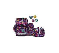 ergobag Cubo Light Set Mochila Escolar ergonómica clásica, Set de 6 Piezas para Primer Curso de Primaria