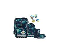 ergobag Cubo Set Mochila Escolar ergonómica clásica, Set de 5 Piezas para Primer Curso de Primaria