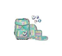 ergobag Cubo Set Mochila Escolar ergonómica clásica, Set de 5 Piezas para Primer Curso de Primaria