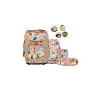 ergobag Cubo Set Mochila Escolar ergonómica clásica, Set de 5 Piezas para Primer Curso de Primaria