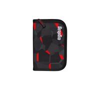ergobag Estuche de 22 Piezas, lápices de Colores Lyra, Compartimento para horarios, Compartimento para Monedas, Regla TaekBärdo, Gris