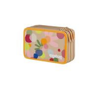 ergobag Estuche grande set 40 piezas con lápices de colores y rotuladores lyra, regla, tijeras y monedero, ideal para escolares FlowBear World - Beis