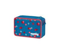 ergobag Estuche grande set 40 piezas con lápices de colores y rotuladores lyra, regla, tijeras y monedero, ideal para escolares