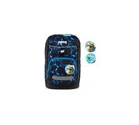 ergobag Flex Flexible, ergonómico, Ligero, 23 litros, para niñas y niños Bearassic Garden - Azul Claro