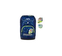 ergobag Flex Flexible, ergonómico, Ligero, 23 litros, para niñas y niños Front Runbear - Azul Oscuro