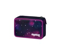 ergobag Juego de 40 Estuches de lápices y rotuladores Lyra, Compartimento para Monedas, Regla, Tijeras, Color Morado