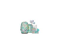 ergobag Maxi Set Bundle AW25/26, Mochila Escolar ergonómica, Cartera Escolar, Juego Flexible de 7 Piezas para la Escuela Primaria Magic BubbleBear - Menta