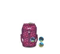 ergobag Mini Kids Backpack Mochila, Unisex niños, Flower Wheel Purple, 10 L