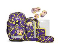 Ergobag Pack Juego de mochilas escolares 6 piezas lila