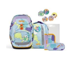 Ergobag Pack Juego de mochilas escolares 6 piezas rosa