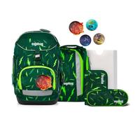 Ergobag Pack Juego de mochilas escolares 6 piezas verde