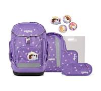 Ergobag Pack satchel set 6 pcs. incl. set velcro rosa