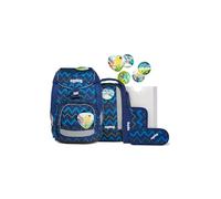 ergobag Pack School Backpack Set Mochila, Juventud Unisex, Soccer FanBear (Azul), Talla Única
