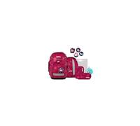 ergobag Pack Set Bundle AW25/26, Mochila Escolar ergonómica Flexible Juego de 7 Piezas 1º de Primaria para niñas y niños Bearicorn - Baya
