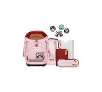 ergobag Pack Set Mochila Escolar Ergonómica Flexible 6 Piezas Set Primaria Primaria de Primaria para Niñas y Niños, Oso de Pathosh - Rojo, talla única, Juego de mochila escolar