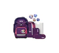 Ergobag Pack satchel set 6 pcs. incl. set velcro púrpura