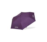 ergobag Paraguas infantil ultraligero y pequeño con bolsillo, reflectante resistente al viento, Perla Buceo Oso - Púrpura, talla única