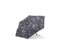 ergobag Paraguas infantil ultraligero y pequeño con bolsillo, reflectante resistente al viento, Super ReflektBear - Negro, talla única