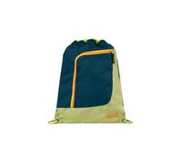 ergobag Prime Gym Bag Bolsa de Deporte práctica, 11 l, con Bolsillo Frontal y Enganche para Mochila ExploreBear - Azul Oscuro