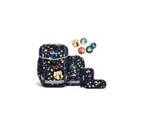 ERGOBAG Set de mochila escolar de 5 piezas CUBO - Cueva de Ámbar