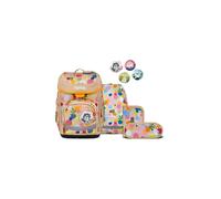ERGOBAG Set de mochilas escolares de 5 piezas CUBO Flower PowBär 2026