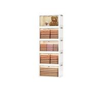 Ergocar Caja de Almacenamiento de Plástico Plegable, Cajas de Almacenamiento Durable Apilables con Tapas, Gran Capacidad Cajas de Almacenamiento, para Dormitorios, Salas de Estar