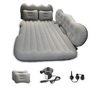 Ergocar Colchon Coche SUV MPV Sofá Inflable Portátil Bomba de Aire Eléctrica Plegable Doble Cama Colchones de Aire para Coche Camping para Viajes al Aire Libre, Piscina, Playa(M-Gris)