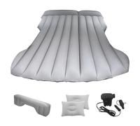 Ergocar Colchón Inflable Modelo Y Floking Suave Espesado Dos Almohadas Cama Colchón Aire y Campamento Coche Cómodo Válvula Inflable Doble Capa Bolsa Almacenamiento con Bomba Inflable Inalámbrica