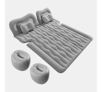 Ergocar Colchón Inflable Viaje En Coche Cámping Impermeable Aire para Almohada Universal con Bomba Carga para Acampar, Senderismo, Piscina, Playa, Viaje, Interior