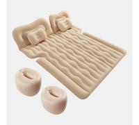 Ergocar Colchón Inflable Viaje En Coche Cámping Impermeable Aire para Almohada Universal con Bomba Carga para Acampar, Senderismo, Piscina, Playa, Viaje, Interior