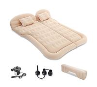 Ergocar Colchoneta Colchon SUV MPV Inchable Colchón Camping Cama Inflable Plegable del Coche para Camping, Senderismo, Piscina, Playa, Viajar (Beige)