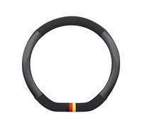 Ergocar Cubiertas De Volante, Cubierta del Volante De Cuero De Tipo D, Anti-Deslizamiento y Suave, 38 Cm/15 Pulgadas