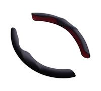 Ergocar Funda De Volante con Abrazadera, Funda Segmentada Antideslizante, Impermeable y Resistente Al Sudor Ideal para Todas Las Estaciones Se Adapta a Volantes con Forma De D y Redonda