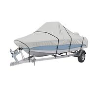 Ergocar Fundas para Barcos Impermeable 420D 6 Metros*2,9 Metros Cubierta Kayak a Prueba Polvo Casco En Forma De V Cubierta del Barco Almacenamiento Adecuadas para Botes 17-19 Pies