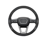 Ergocar Fundas para Volante, Fibra Carbono Ultra Delgada y Cubierta Volante La Dirección De Material Cuero Accesorios Volante Estilo Deportivo 37-38 Cm/14.5-15 Pulgadas, Anti-Slip