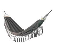 Ergocar Hamaca Doble De Algodón, con Una Carga Máxima De 220 Kg (Aproximadamente 485 Libras), Hamaca De Árbol De Tela Suave, con Borlas y Correas De Montaje Tejidas De Cola De Pez, con Bolsa Portátil