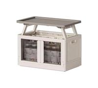 Ergocar La Caja De Almacenamiento Plegable De Puede Aumentar La Caja De Almacenamiento De Gran Capacidad De La Cubierta Superior Y La Caja De Almacenamiento Plegable Al Aire Libre