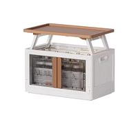 Ergocar La Caja De Almacenamiento Plegable De Puede Aumentar La Caja De Almacenamiento De Gran Capacidad De La Cubierta Superior Y La Caja De Almacenamiento Plegable Al Aire Libre