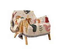 Ergocar Manta Bohemia, Delgado y Cómodo Manta De Punto con Borlas, Cálida Manta Bohemia para Sofá con Patrones, Suave Manta de Decoración para Sillones, Sofá, Cama